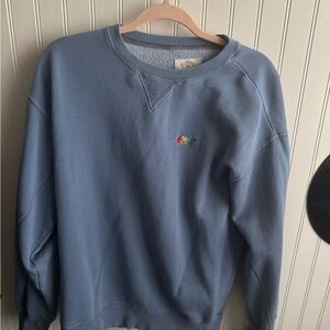 Wrangler Gray Sweater with Colorful Embroidery